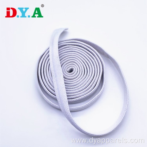 White Non-Slip Silicone Glipper Elastic Band